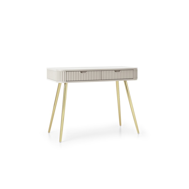 ZURI Toaletka T-103 kaszmirowa | złote nogi