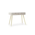 ZURI Toaletka T-103 kaszmirowa | złote nogi