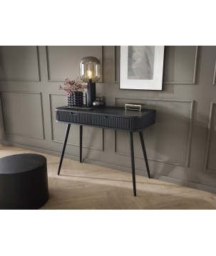 ZURI Toaletka T-103 czarna | czarne nogi