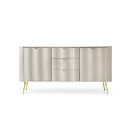 ZURI Komoda KSZ-168 kaszmirowa | złote nogi