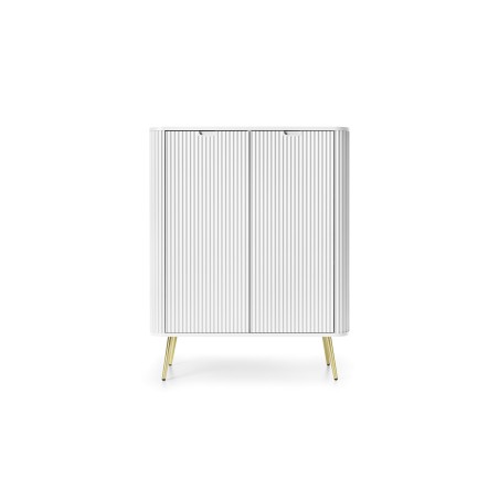 ZURI Komoda K-103 biała | złote nogi