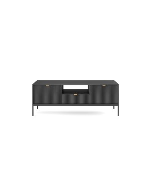 NAYA Szafka RTV 154 czarna | czarny stelaż