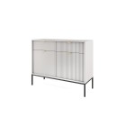 NAYA Komoda KSZ 104 szara | czarny stelaż