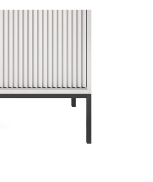 NAYA Komoda KSZ 104 szara | czarny stelaż