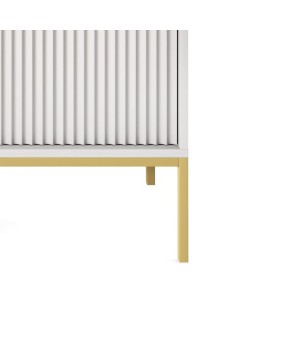 NAYA Komoda KSZ 104 szara | złoty stelaż