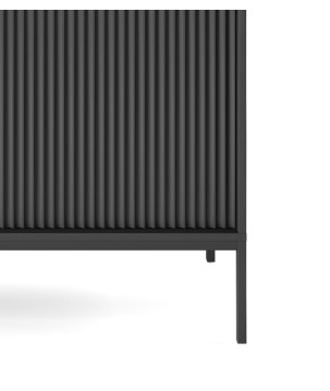 NAYA Komoda K 104 czarny korpus | czarny stelaż