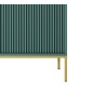 NAYA Komoda K 104 zielona korpus (LABLADOR) | złoty stelaż