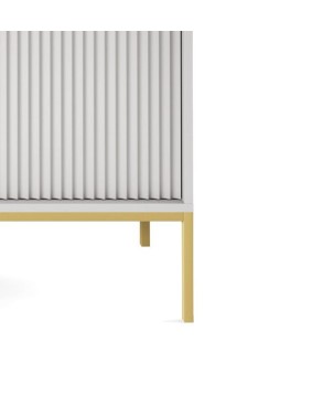 NAYA Komoda KSZ 154 szary | złoty stelaż