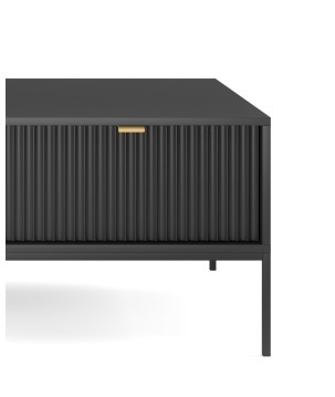 NAYA Ława L 104 czarny | czarny stelaż