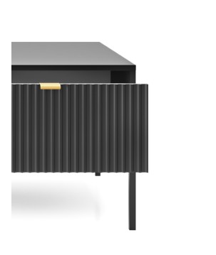 NAYA Ława L 104 czarny | czarny stelaż