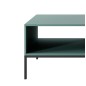 NAYA Ława L 104 zielona (LABRADOR) | czarny stelaż