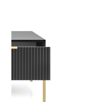 NAYA Ława L 104 czarny | złoty stelaż