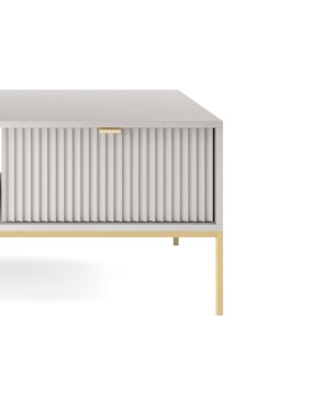 NAYA Ława L 104 szary | złoty stelaż