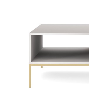 NAYA Ława L 104 szary | złoty stelaż