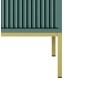 NAYA Stolik nocny S 54 zielony (LABRADOR) | złoty stelaż