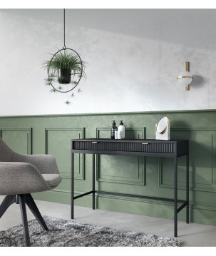 NAYA Toaletka T 104 czarny | czarny stelaż