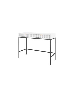 NAYA Toaletka T 104 biały | czarny stelaż