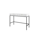 NAYA Toaletka T 104 biały | czarny stelaż