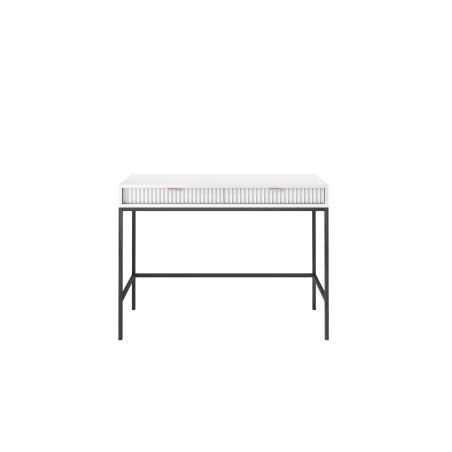 NAYA Toaletka T 104 biały | czarny stelaż