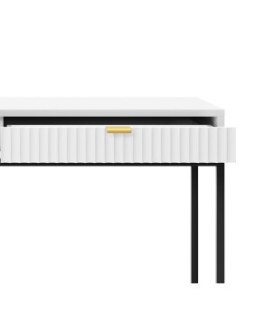 NAYA Toaletka T 104 biały | czarny stelaż