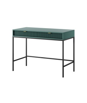 NAYA Toaletka T 104 zielona (LABRADOR) | czarny stelaż