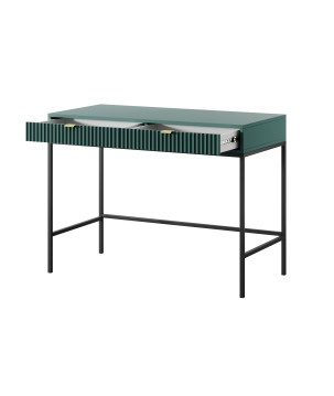 NAYA Toaletka T 104 zielona (LABRADOR) | czarny stelaż