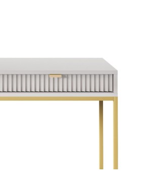 NAYA Toaletka T 104 szary | złoty stelaż