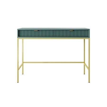 NAYA Toaletka T 104 zielona (LABRADOR) | złoty stelaż