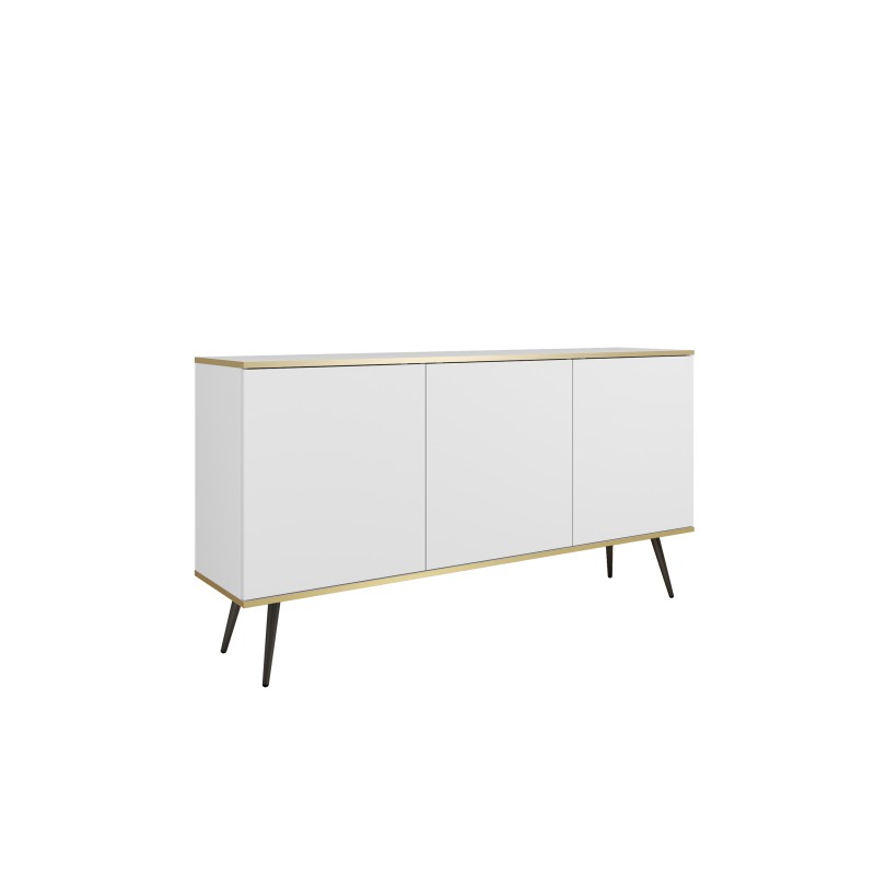 ORIANA Komoda K 160 biała | nogi czarne