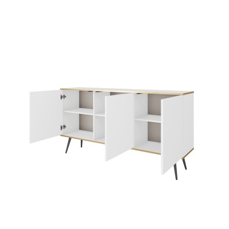 ORIANA Komoda K 160 biała | nogi czarne