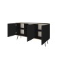 ORIANA Komoda K 160 czarna | nogi czarne