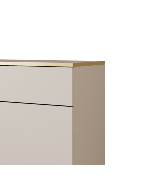 ORIANA Komoda KSZ 107 beżowa | nogi czarne