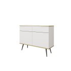 ORIANA Komoda KSZ 107 biała | nogi czarne
