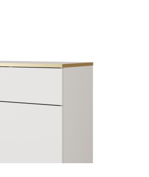 ORIANA Komoda KSZ 107 biała | nogi czarne