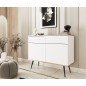 ORIANA Komoda KSZ 107 biała | nogi czarne
