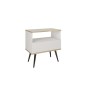 ORIANA Szafka nocna S 54 biała | nogi czarne