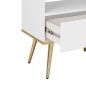 ORIANA Szafka nocna S 54 biała | nogi złote