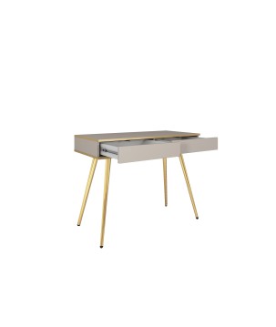 ORIANA Toaletka T 102 beżowa | nogi złote