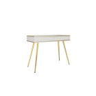 ORIANA Toaletka T 102 biała | nogi złote