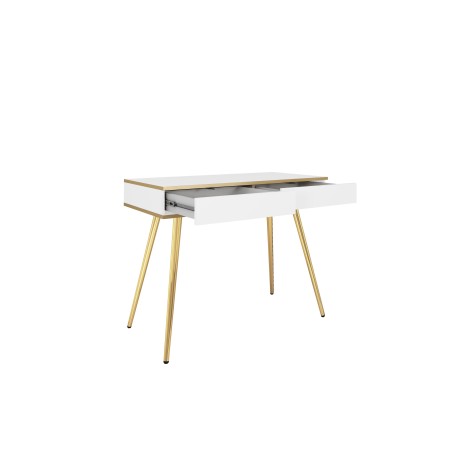 ORIANA Toaletka T 102 biała | nogi złote