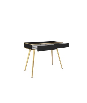 ORIANA Toaletka T 102 czarna | nogi złote