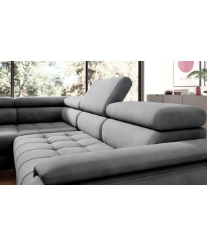 Narożnik CHIVAS L z Elektryczną regulacją siedziska WERSAL