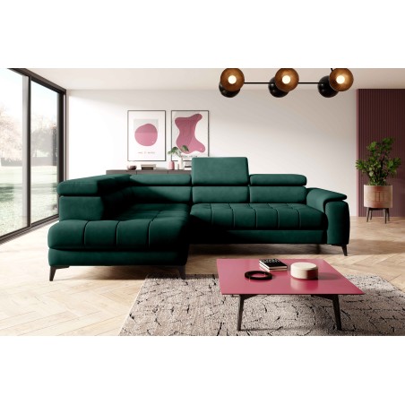 Narożnik CHIVAS L z Elektryczną regulacją siedziska WERSAL