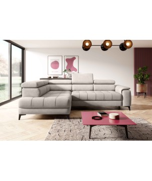 Narożnik CHIVAS L z Elektryczną regulacją siedziska WERSAL