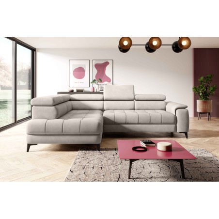 Narożnik CHIVAS L z Elektryczną regulacją siedziska WERSAL