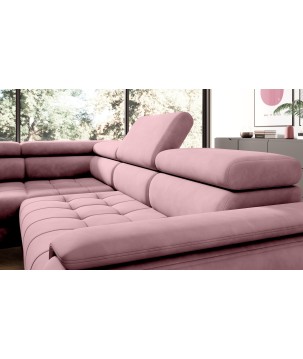 Narożnik CHIVAS L z Elektryczną regulacją siedziska WERSAL