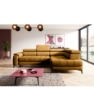 Narożnik CHIVAS L z Elektryczną regulacją siedziska WERSAL