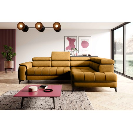 Narożnik CHIVAS L z Elektryczną regulacją siedziska WERSAL