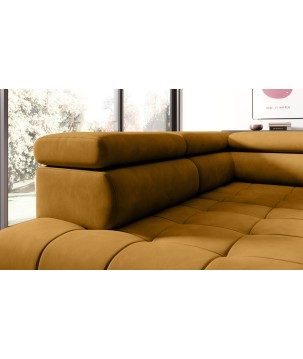 Narożnik CHIVAS L z Elektryczną regulacją siedziska WERSAL