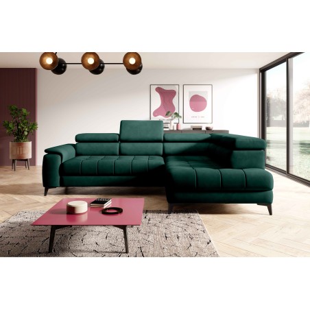 Narożnik CHIVAS L z Elektryczną regulacją siedziska WERSAL